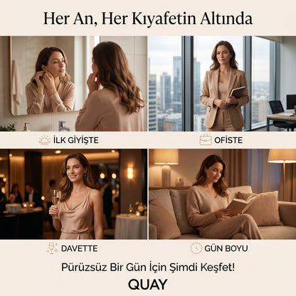 QUAY İz Yapmaz Korse Şort — Lazer Kesim, İnceltici Etkili Toparlayıcı